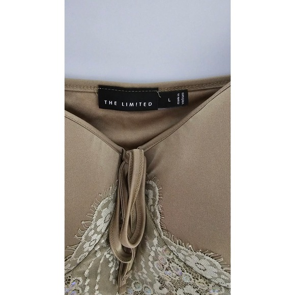 Vintage The Limited Padded Bra Top, Y2K, green, lace and sequin details - Picture 3 of 12